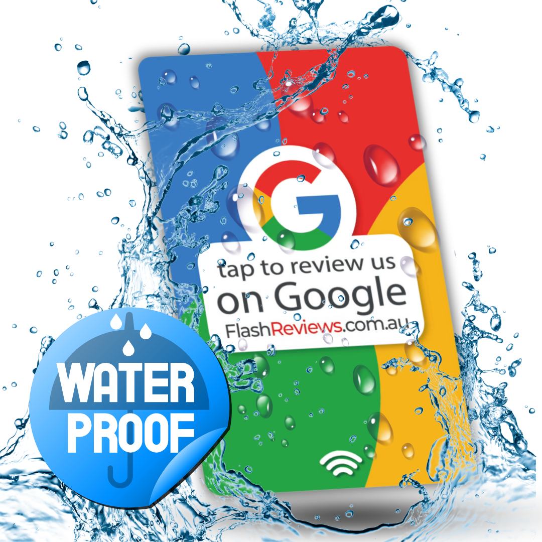 Flash Reviews Google Review Boost Card WaterProof